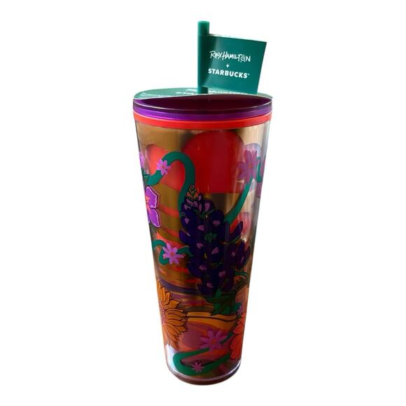 Starbucks Rex Hamilton Limited Edition Tumbler 2024 Texas Wildflowers Edition - Picture 4 of 6